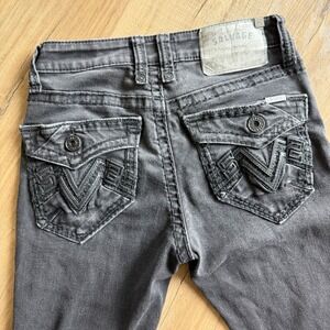 Salvage Havoc Straight Slim Fit Jeans Black Buckle Exclusive 28x32 MS854CHE